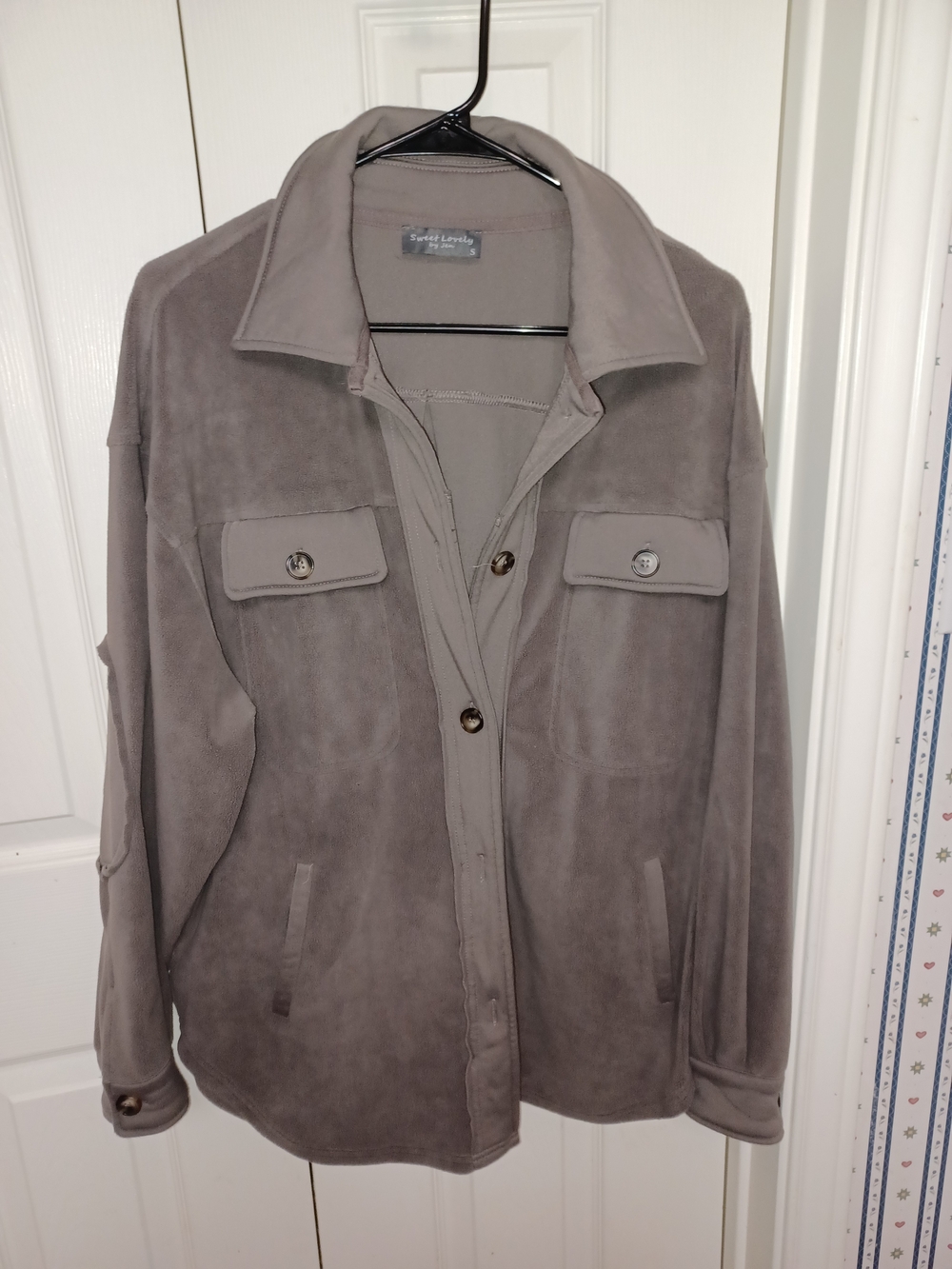 Sweet Lovely By Jen Jacket - Taupe
